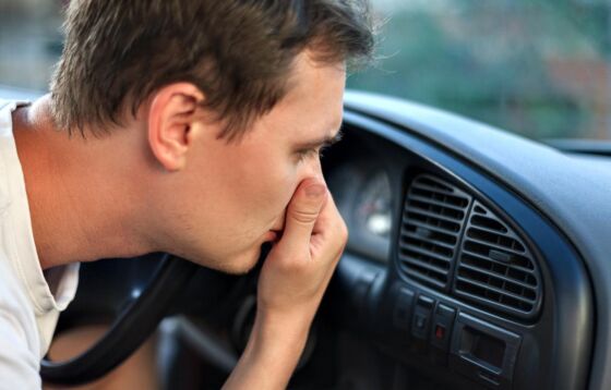Bad smell in the car