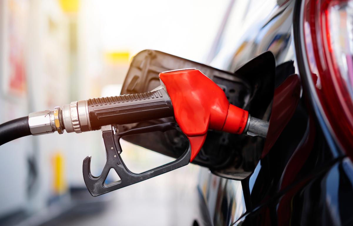 Baptized fuel - refueling the car from the pump
