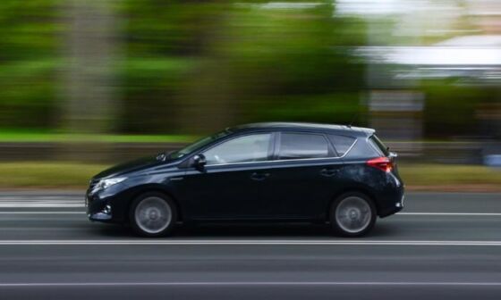 ABS system - moving car