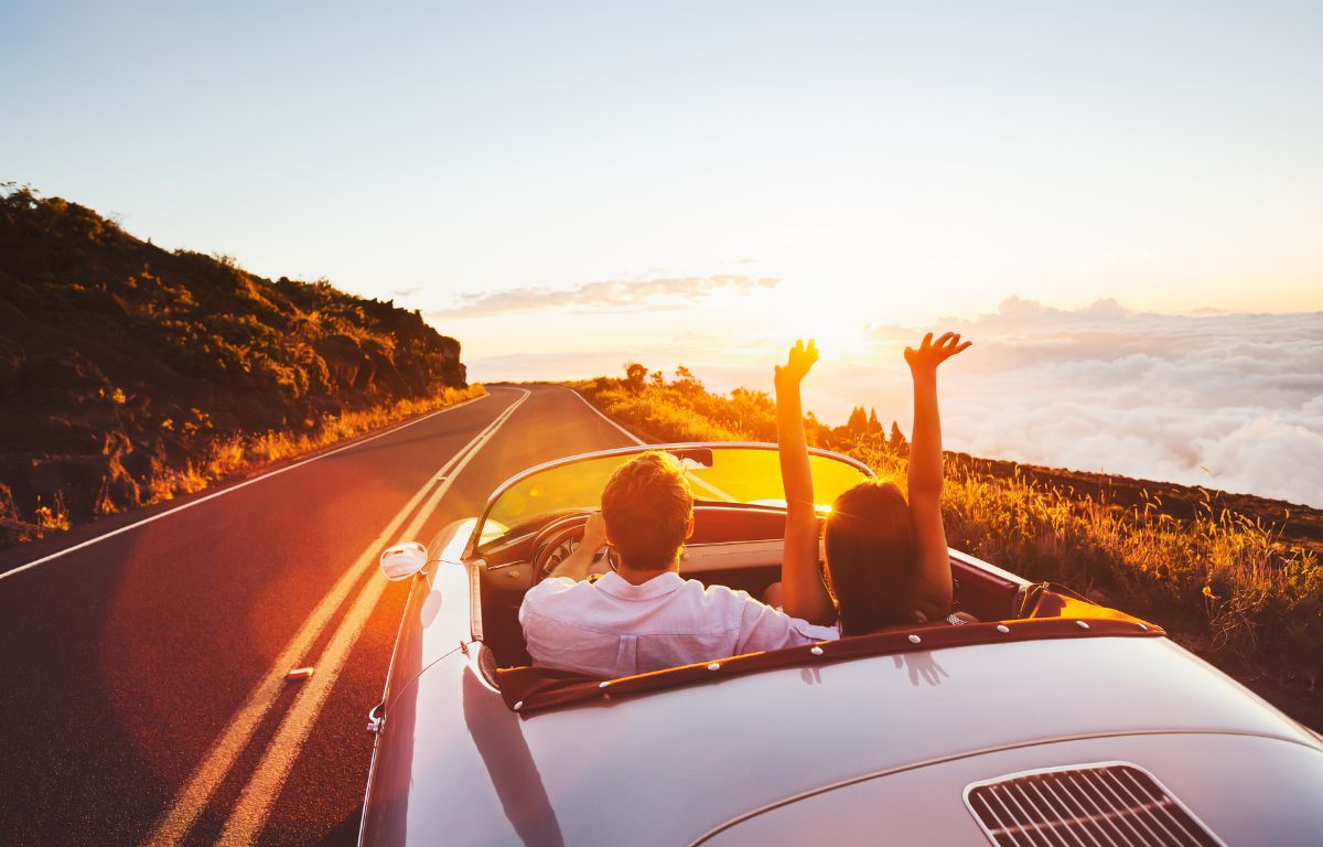 Saving fuel - driving a car on holiday