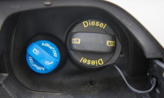 AdBlue filler cap