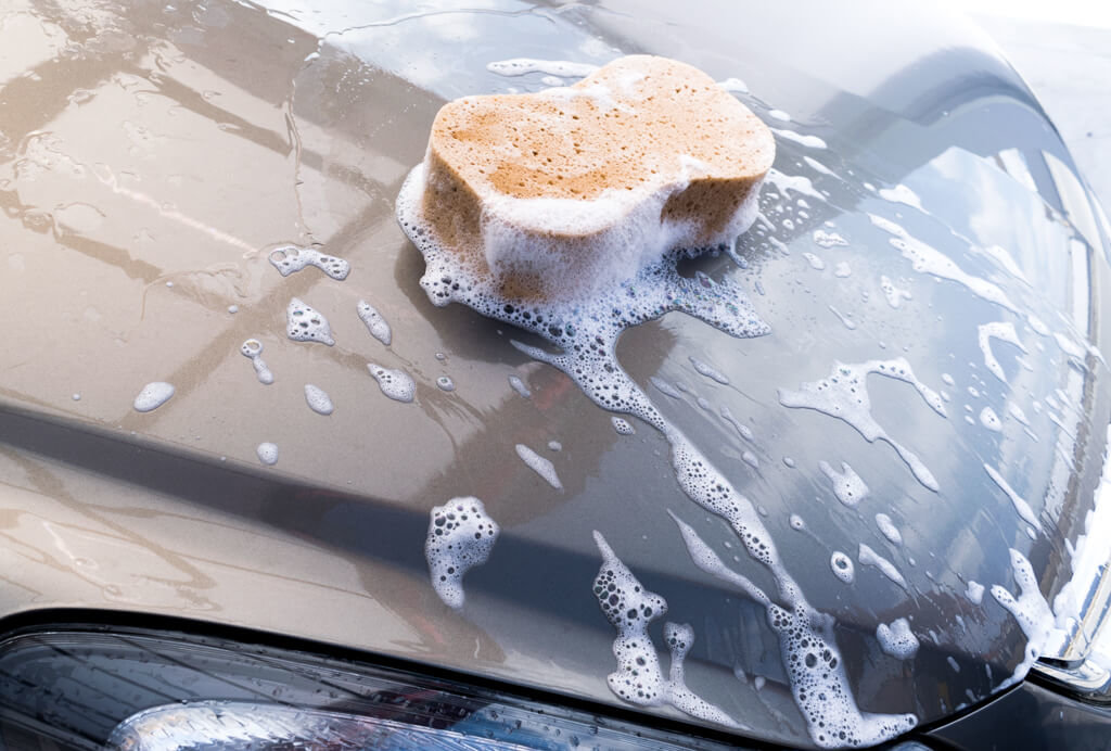 Sponge washing