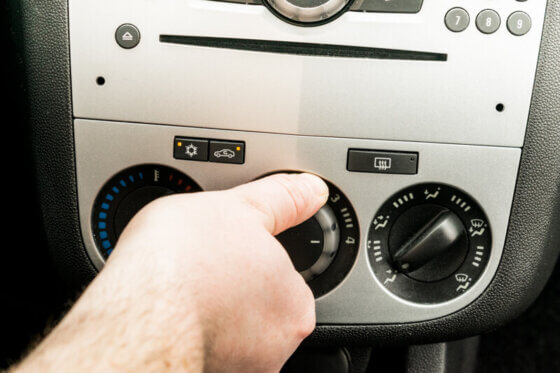 Air conditioning in the car