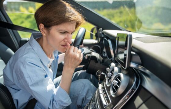 Unpleasant smell in the car