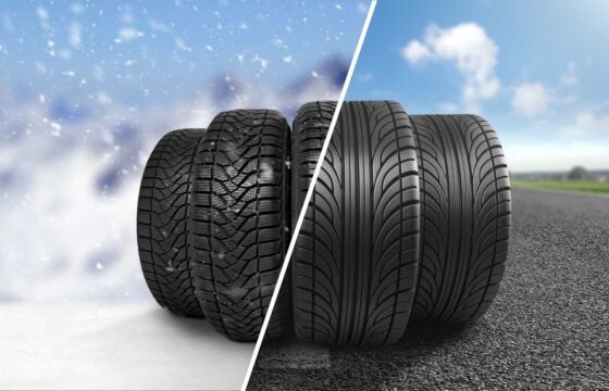 changing tires to winter ones