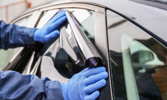 Window tinting with foil