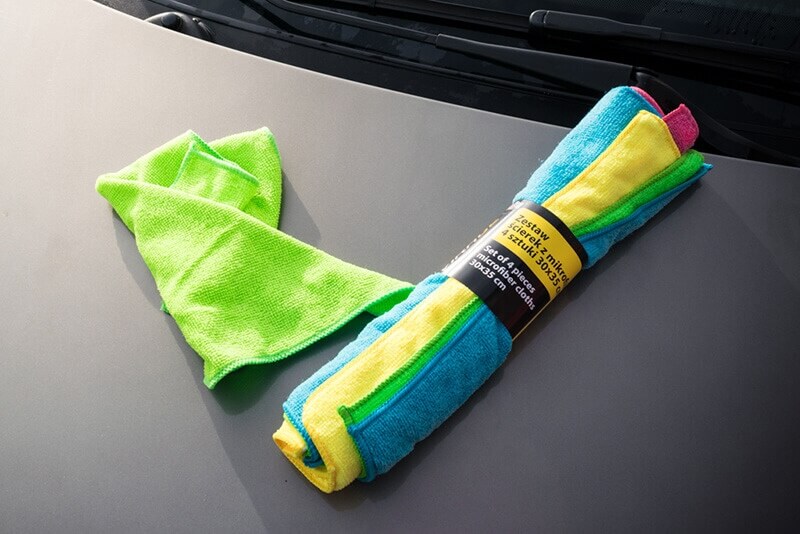 Microfiber cloths - drying the car