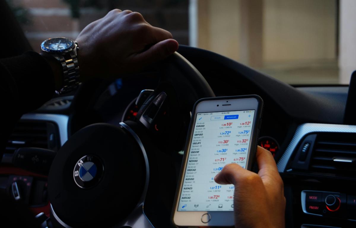 Using your phone while driving