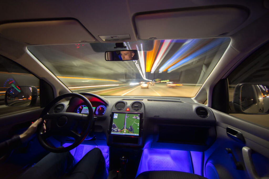 fast moving vehicle 