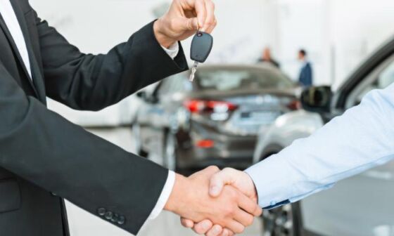 Renting a car from a rental company
