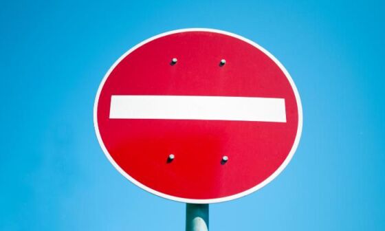 No entry sign