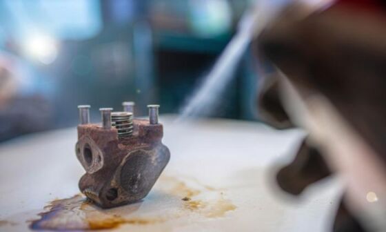 Symptoms of EGR damage - EGR valve on the table