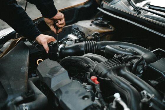 Broken engine, check engine