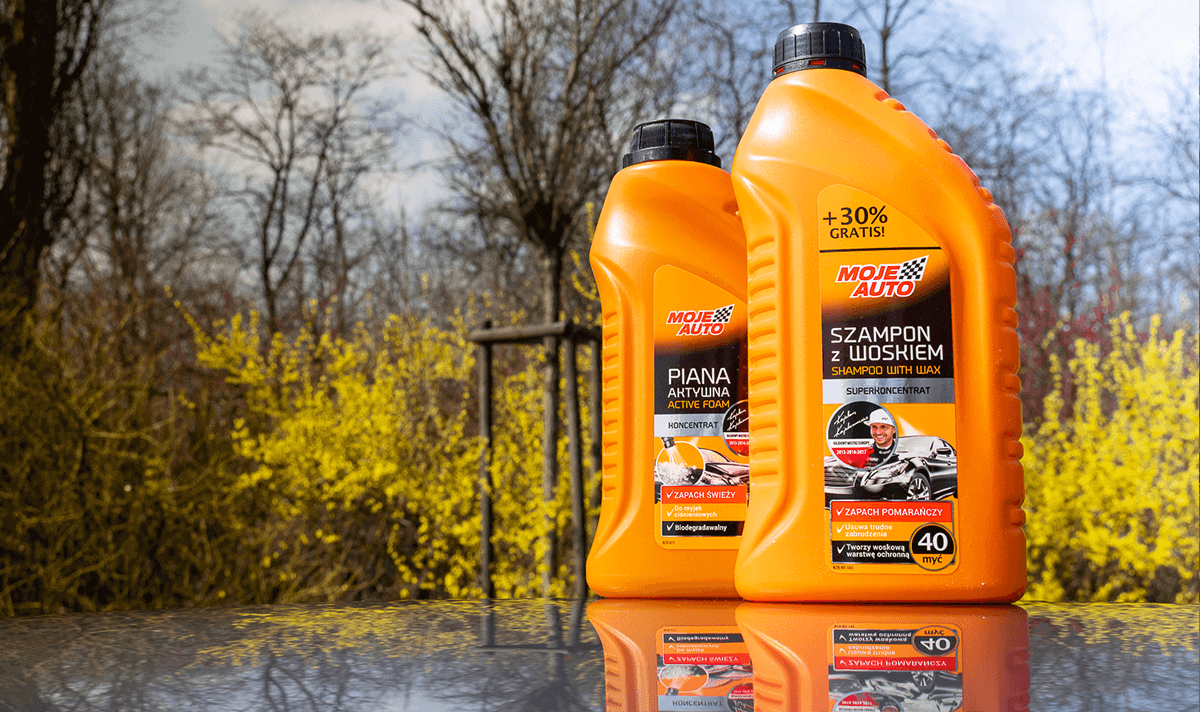 Shampoos and active foam for washing the car