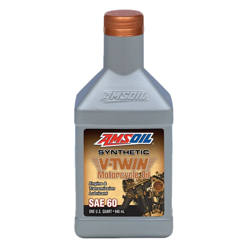 AMSOIL SAE 60 100 % syntetisk V-twin motorsykkelolje